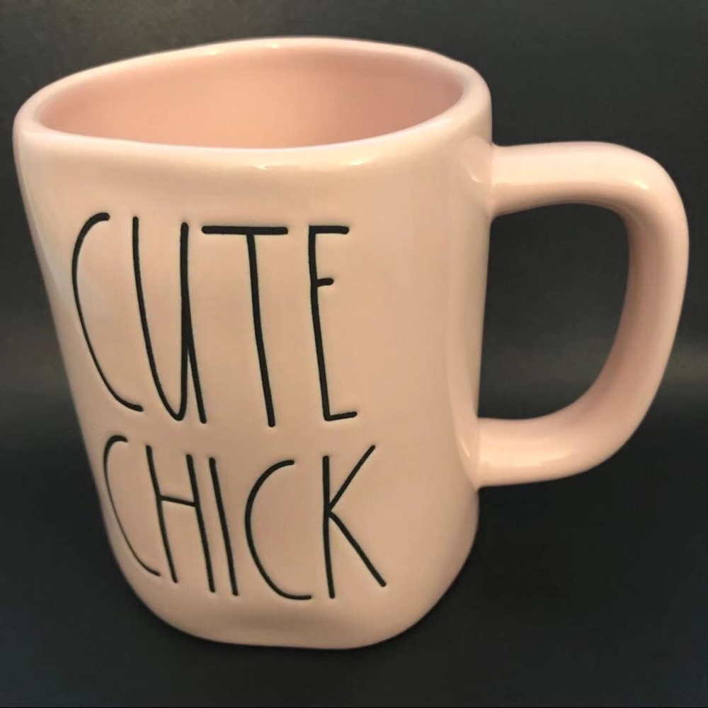 Rae Dunn Pink Cute Chick Mug